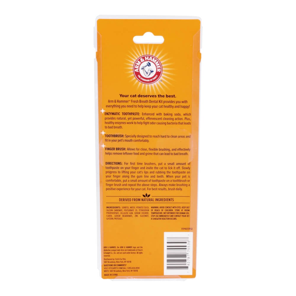 ชุดยาสีฟันสำหรับแมว Arm and Hammer cpc รสทูน่า ขนาด 67.5 กรัม